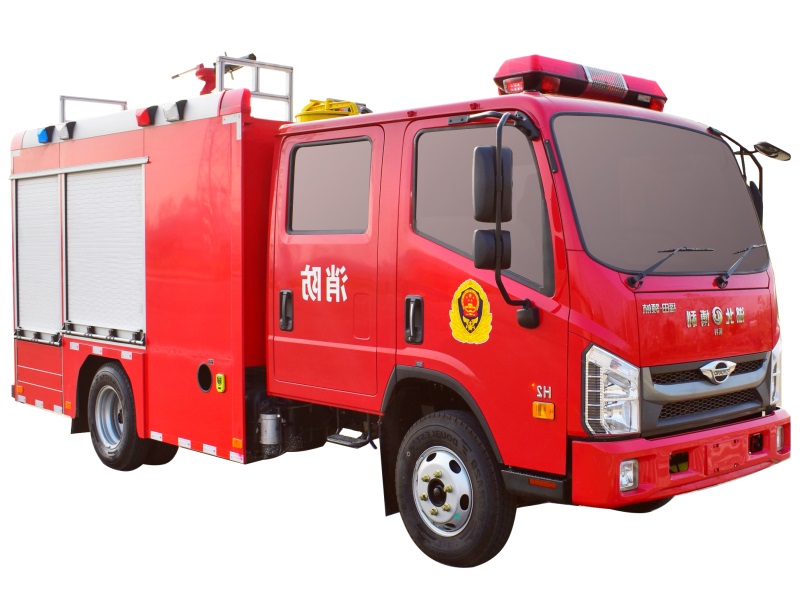 福田3吨水罐消防车 