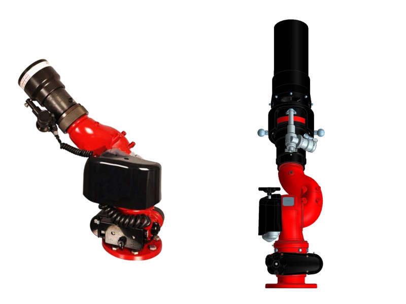 遥控车用消防炮 