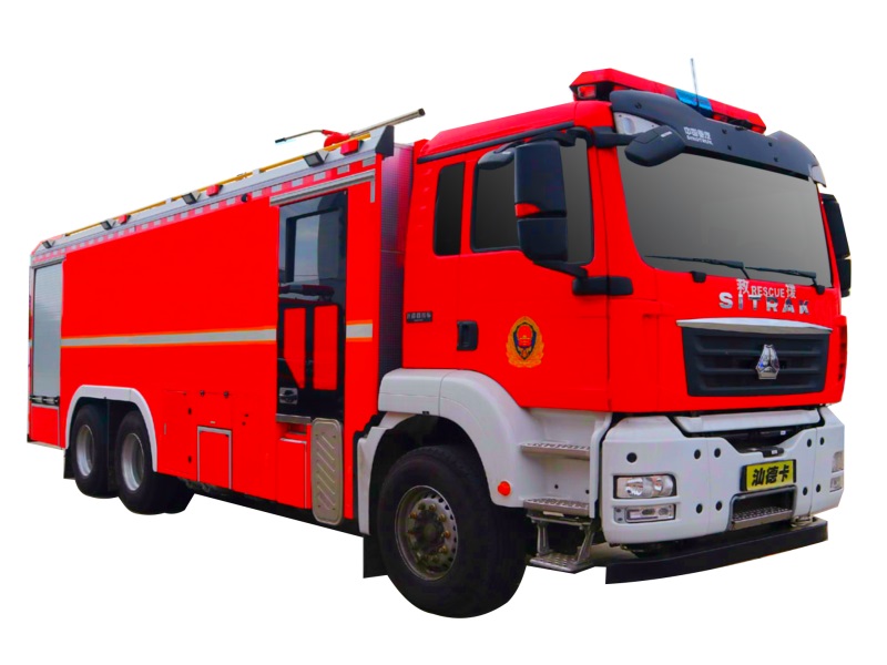 (2400系统)汕德卡16吨压缩空气泡沫消防车