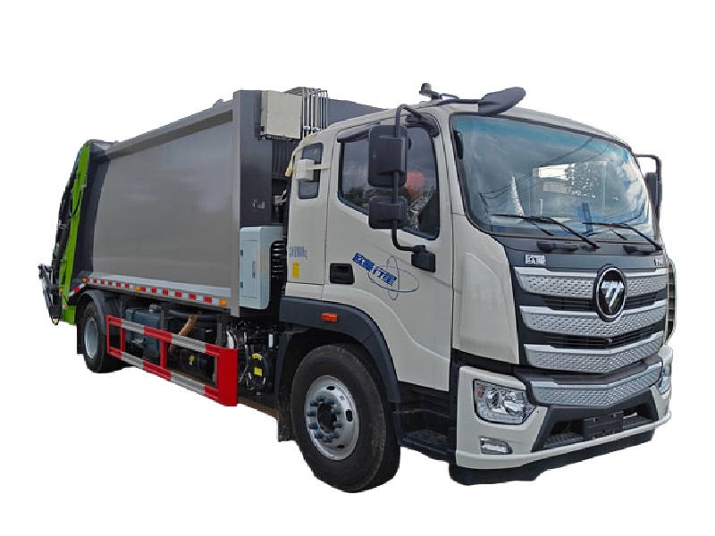 福田10-14方压缩式垃圾车 