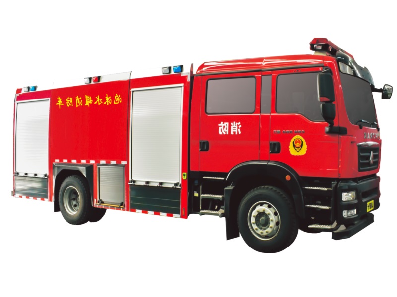 汕德卡8吨泡沫消防车（国产炮）