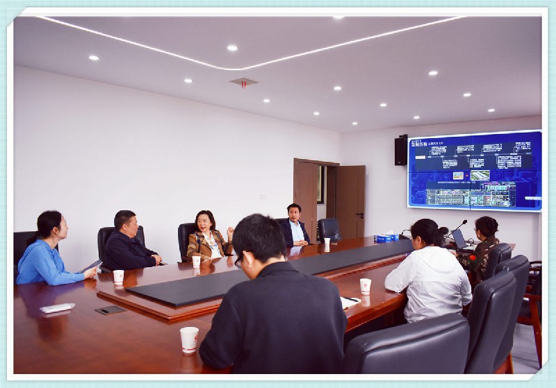 热烈欢迎市发改委杨延兵一行莅临湖北博利指导工作