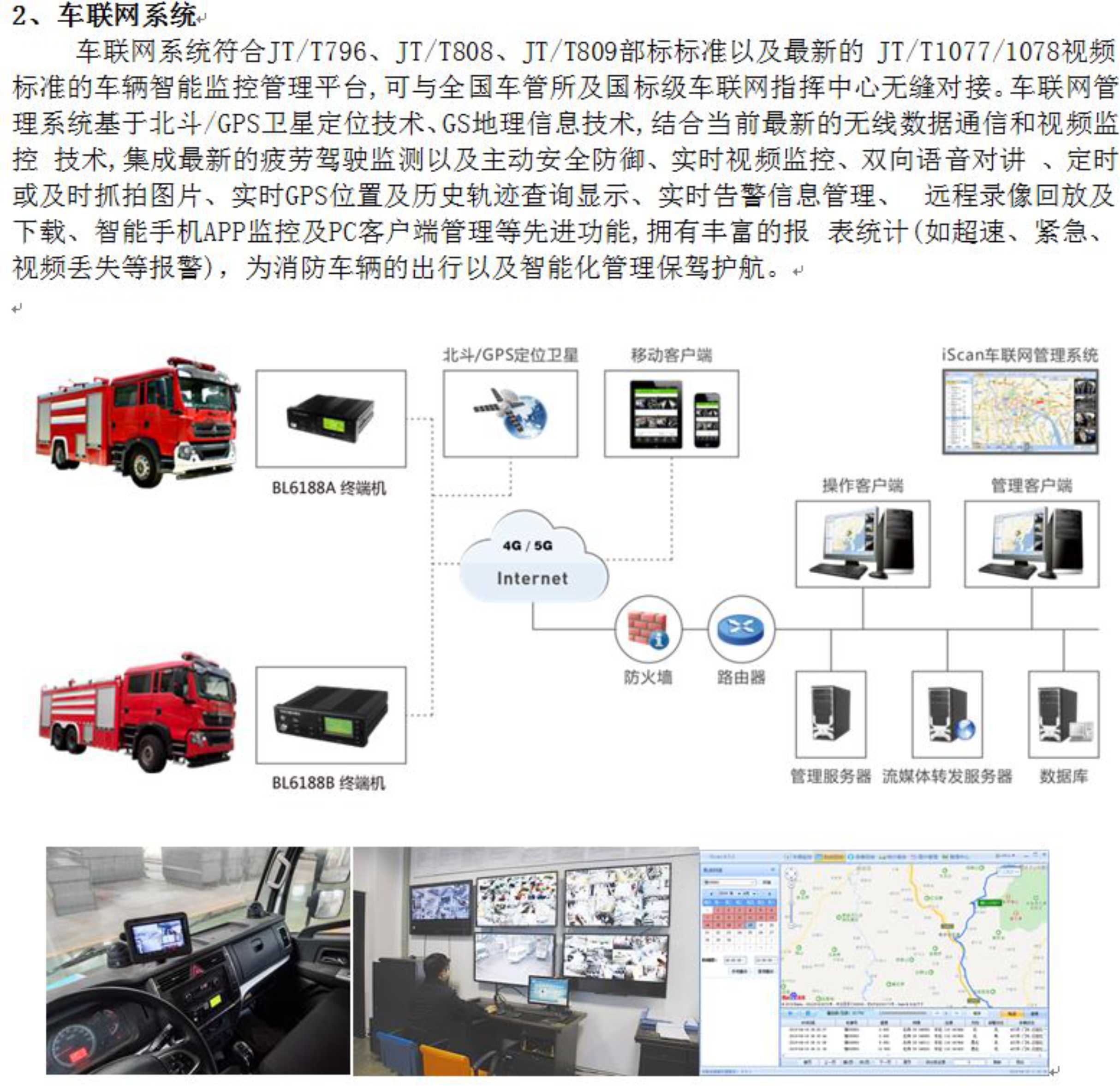 博利牌压缩空气泡沫城市主战消防车